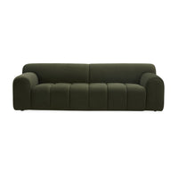 Alexis 3 Seater Velvet Sofa Eucalyptus