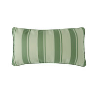 Aruba Outdoor Lumbar Cushion Eucalyptus Stripe 70x35cm