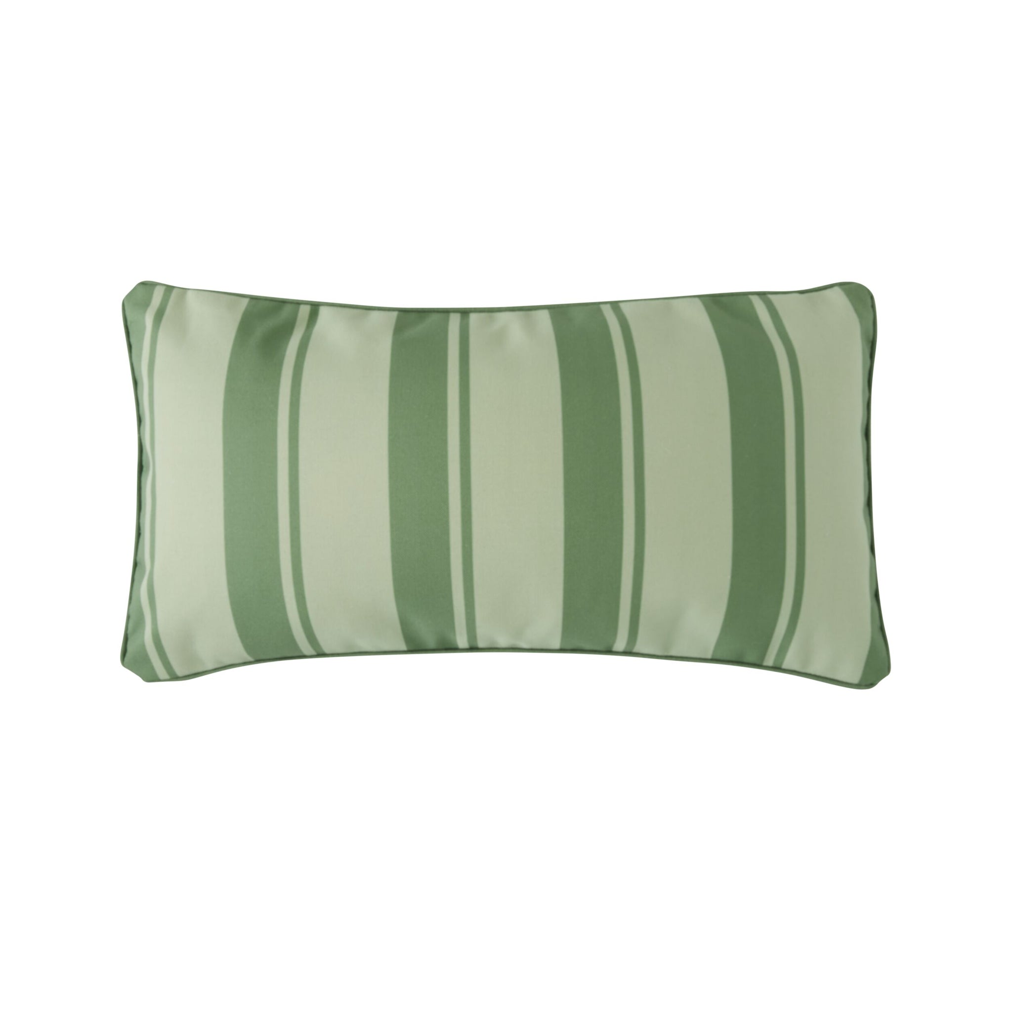 Aruba Outdoor Lumbar Cushion Eucalyptus Stripe 70x35cm