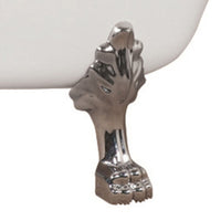 Alto White Bath 1700mm with Chrome Feet Package