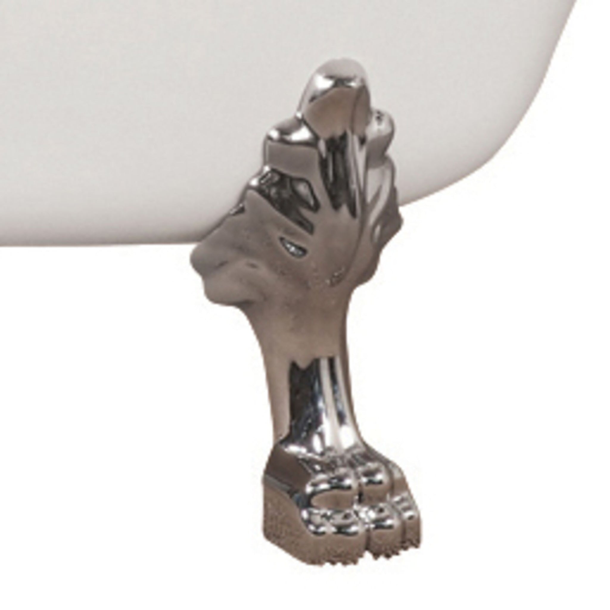 Alto White Bath 1700mm with Chrome Feet Package