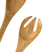 Mystic Scarab Mango Wood Salad Servers