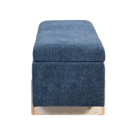 Sara Storage Bench Mineral Blue