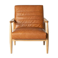 Sloan Leather Occasional Chair Dakota Vintage Brown
