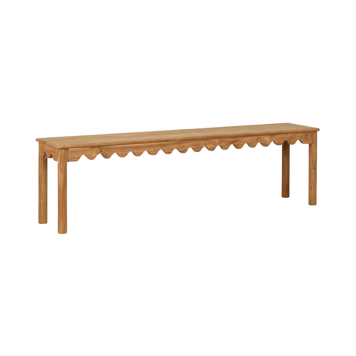 Norah Scallop Dining Bench 170cm