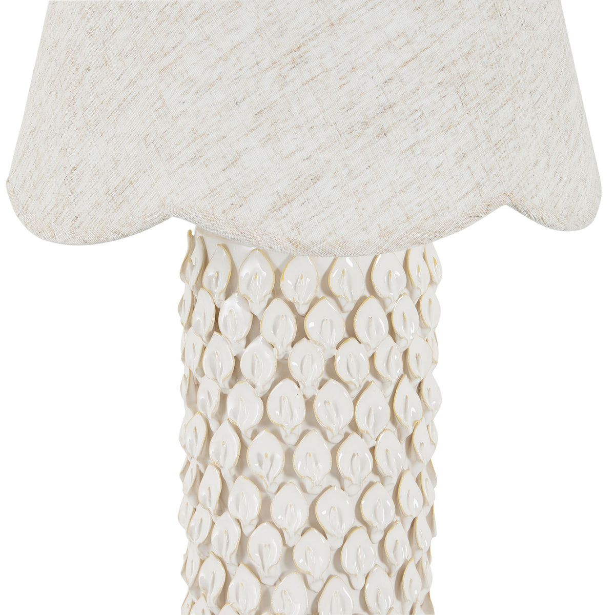 Driftleaf Table Lamp Ivory 71cm