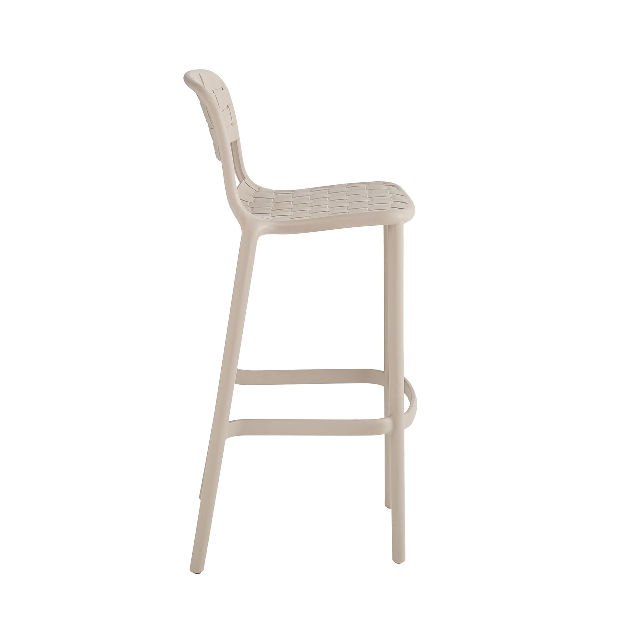Em Weave Bar Stool Taupe