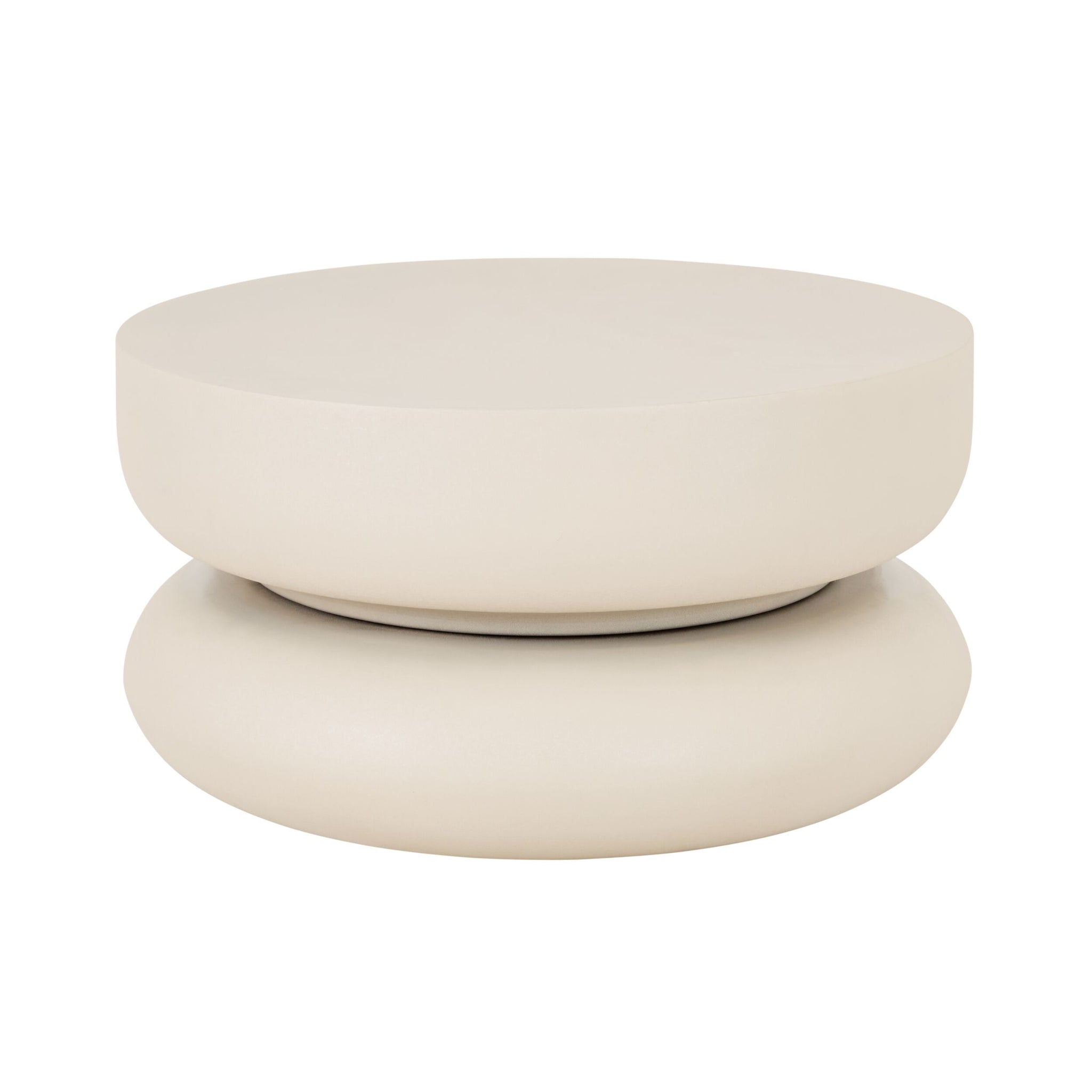 Basson Coffee Table 70cm Taupe