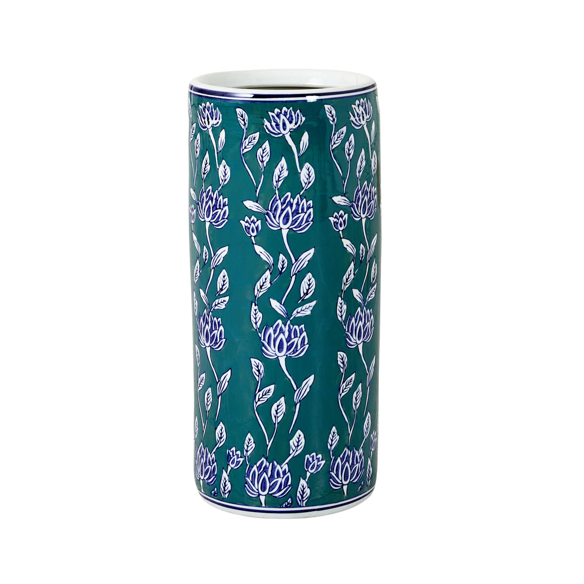 Celadon Eden Lotus Umbrella Stand