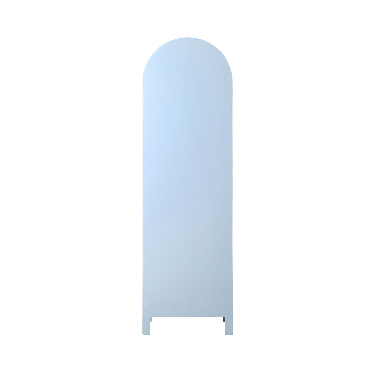 Paige Curved Display Cabinet Blue