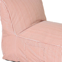 Jax Foam Filled Lounger Orange Stripe