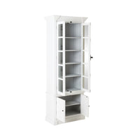 Camille 2 Door Display Cabinet White 91.5 x 240.5cm