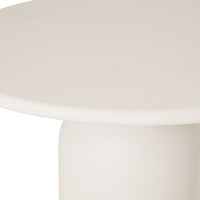 Mae Round Dining Table 130cm Ivory Stone