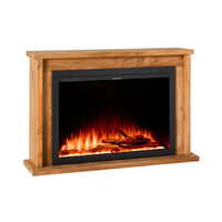 Kadara Reclaimed Teak Fireplace & Insert