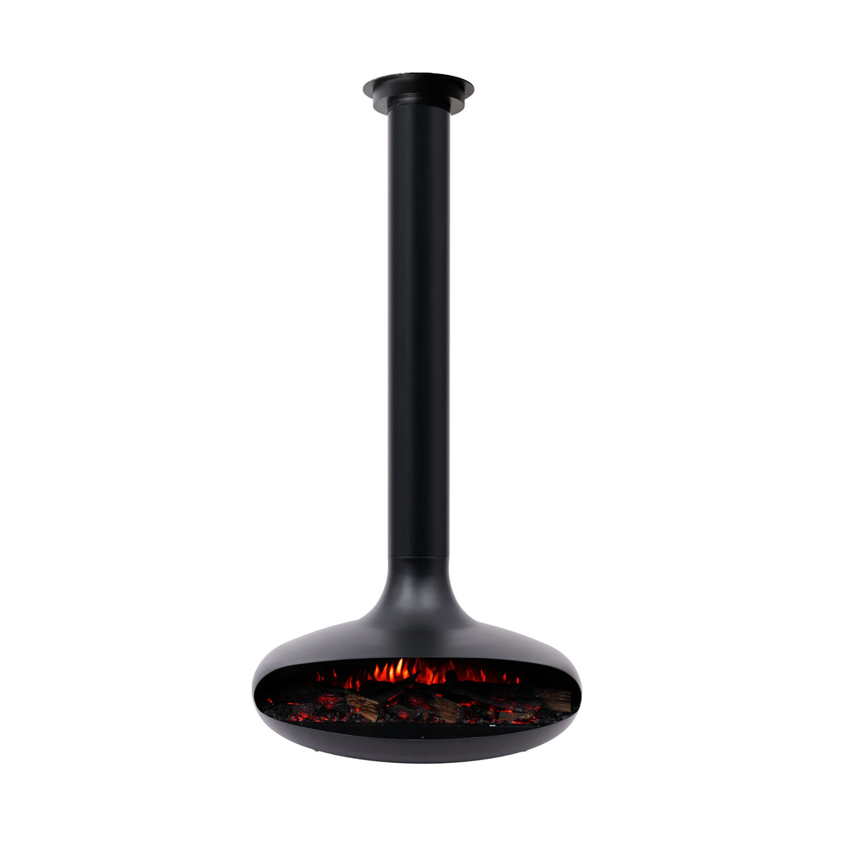 Forma Electric Hanging Fireplace 80cm Black