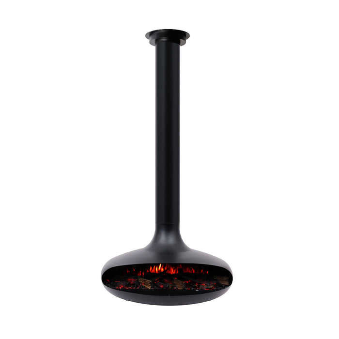 Forma Electric Hanging Fireplace 80cm Black