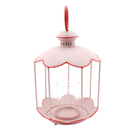Hattie Scalloped Lantern Rose Smoke