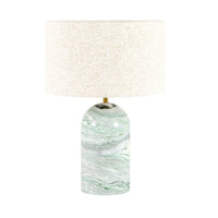 Toscano Marble Table Lamp Seafoam 55cm