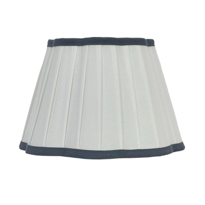 Ivy Pleated Tapered Shade White 25cm