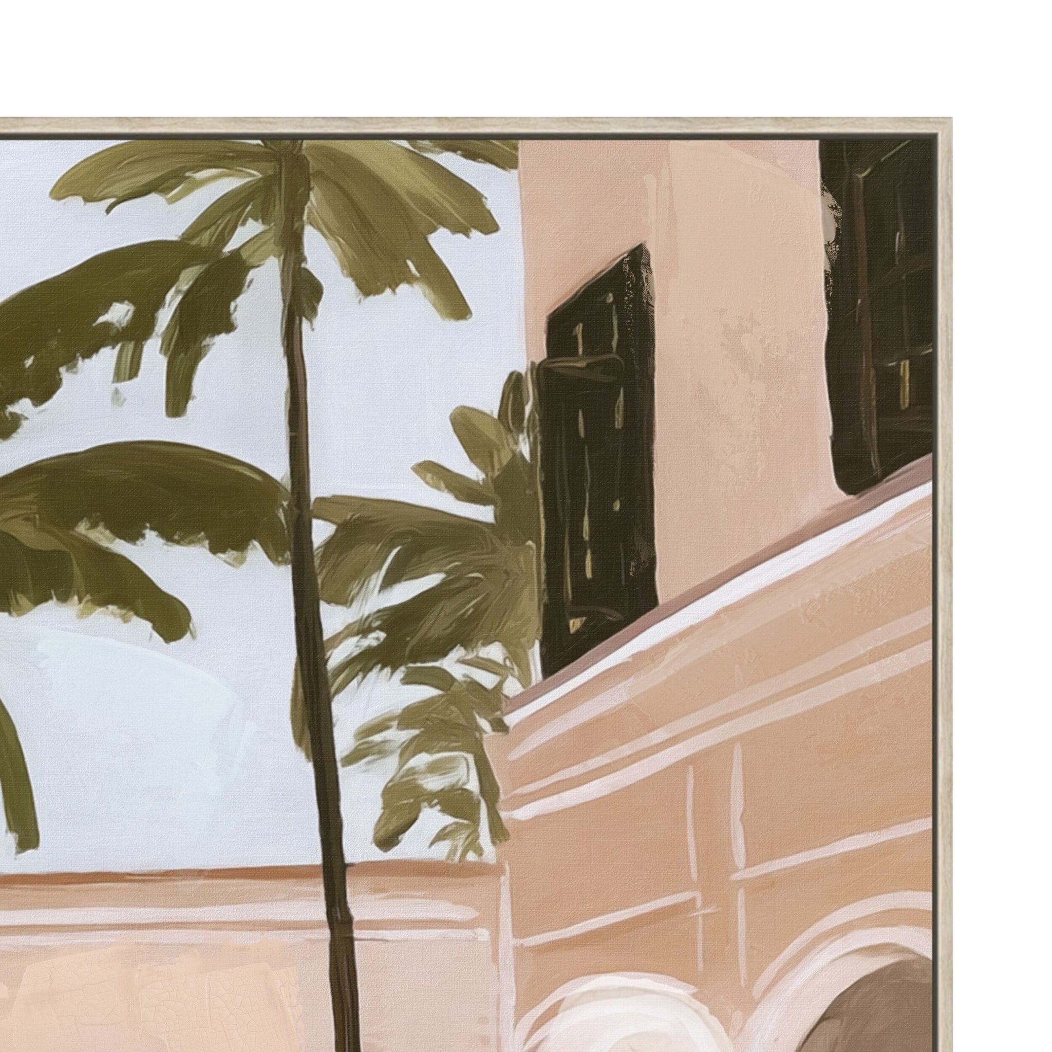Riviera Casa II Textured Framed Artwork 80x60cm