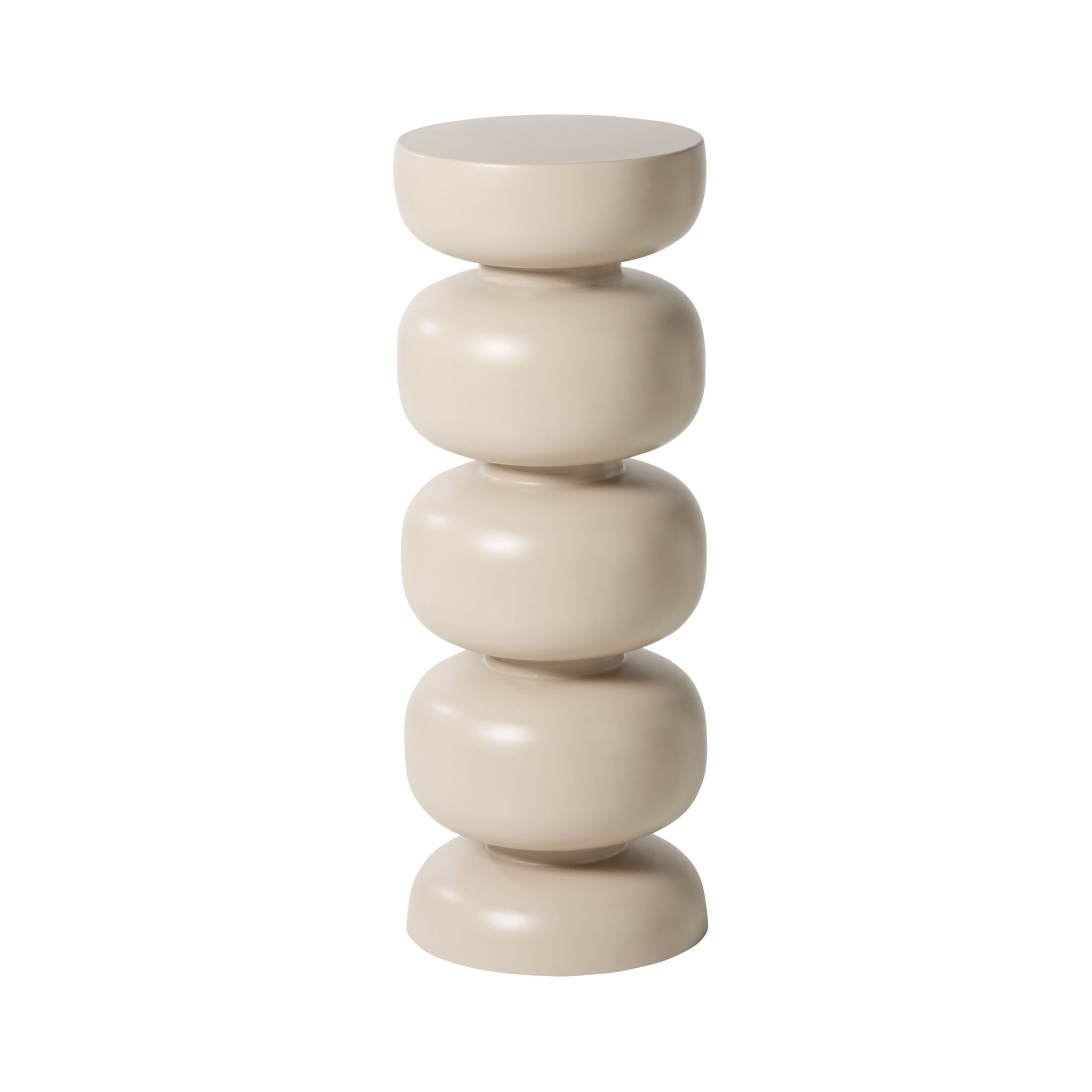 Amarra Pedestal Plant Stand Taupe 78cm