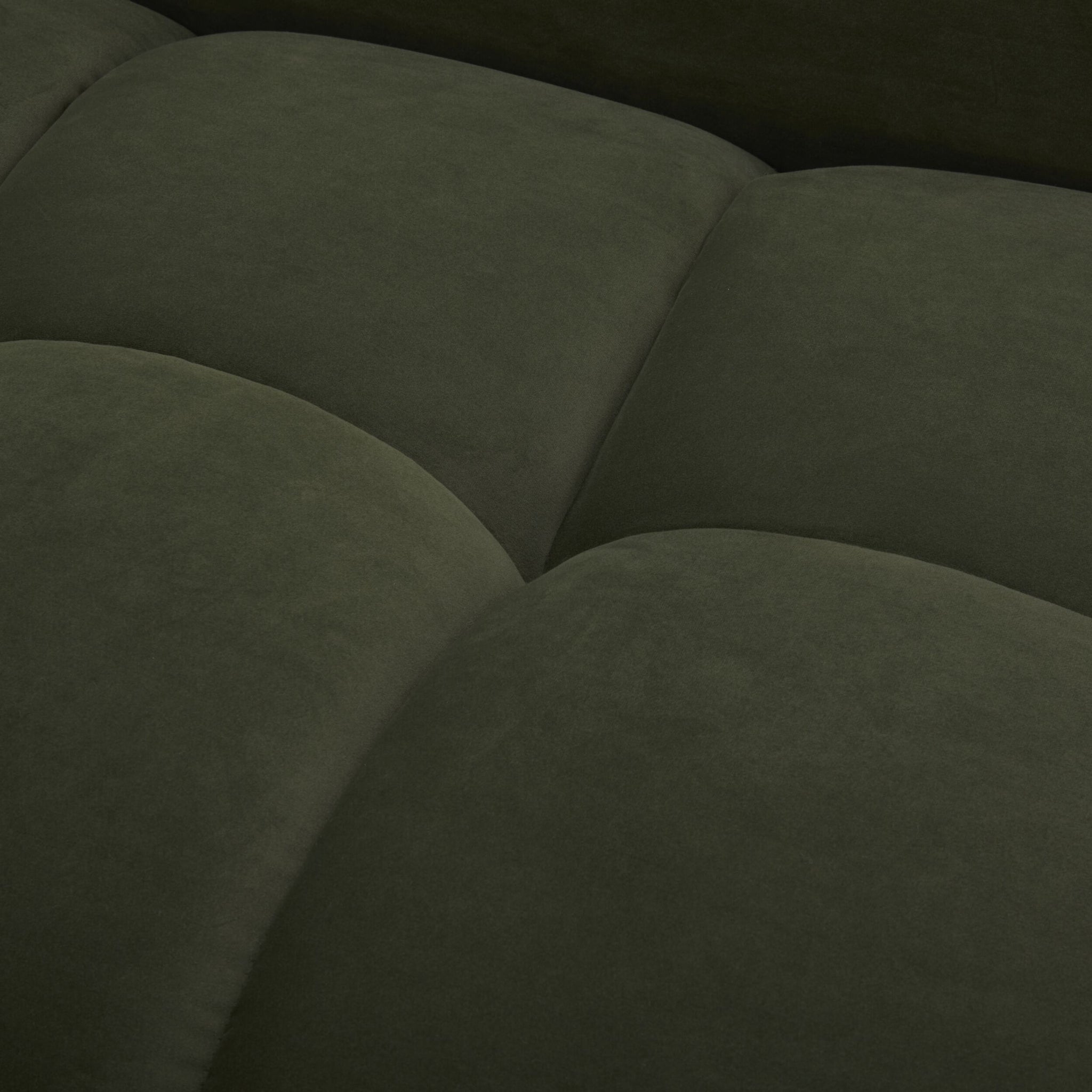 Alexis 3 Seater Velvet Sofa Eucalyptus