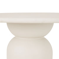 Mae Round Dining Table 130cm Ivory Stone
