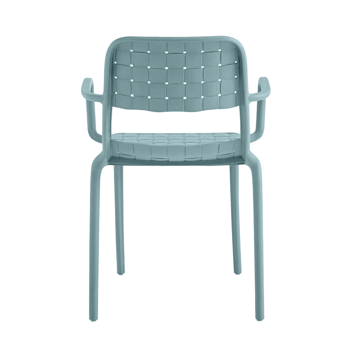 Em Weave Dining Chair Steely Green