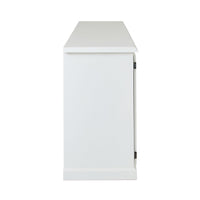 Armand 4 Door Book Cabinet 240 x 83cm White