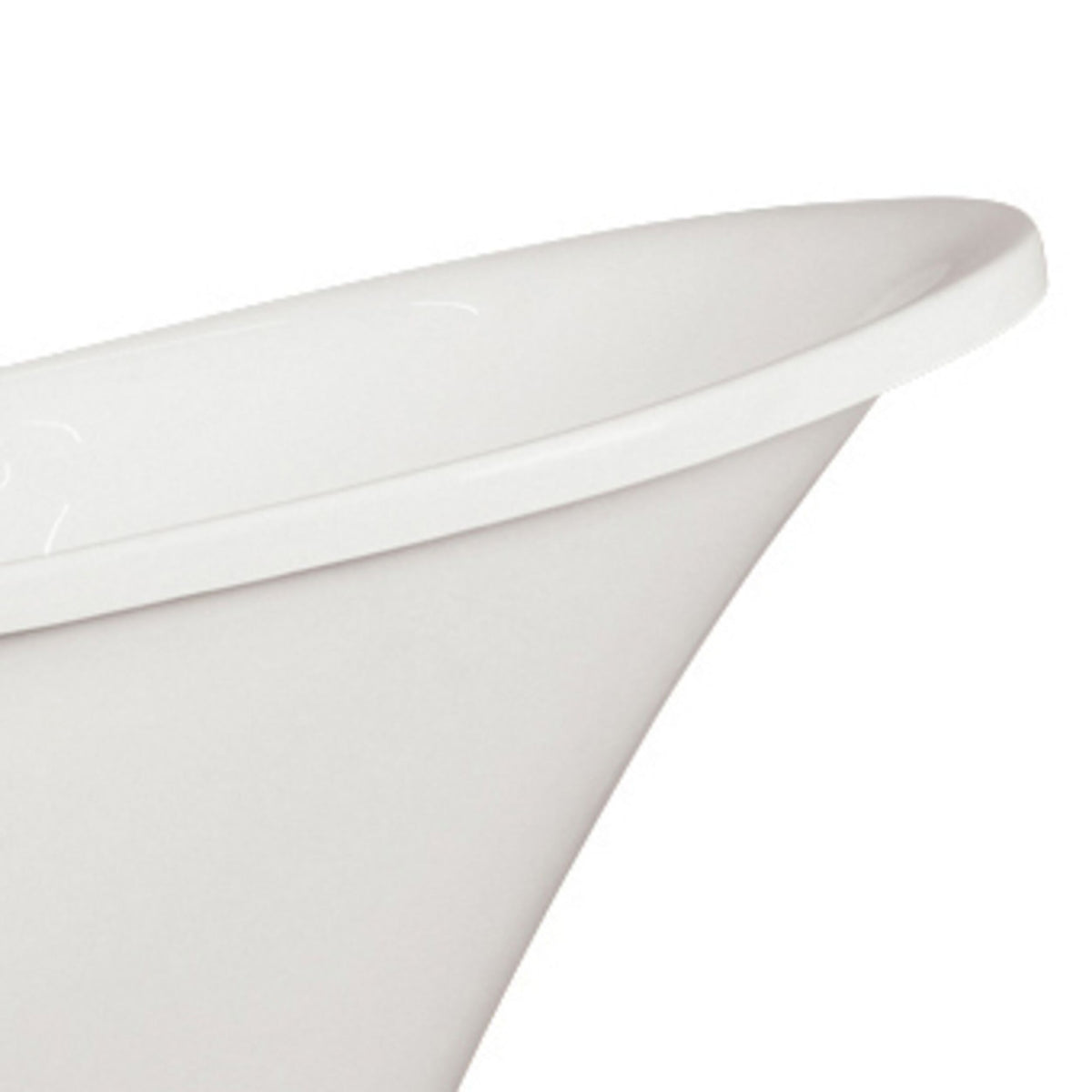 Alto White Bath 1520mm with Chrome Feet Package