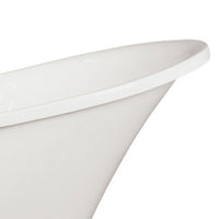 Alto White Bath 1520mm with Chrome Feet Package