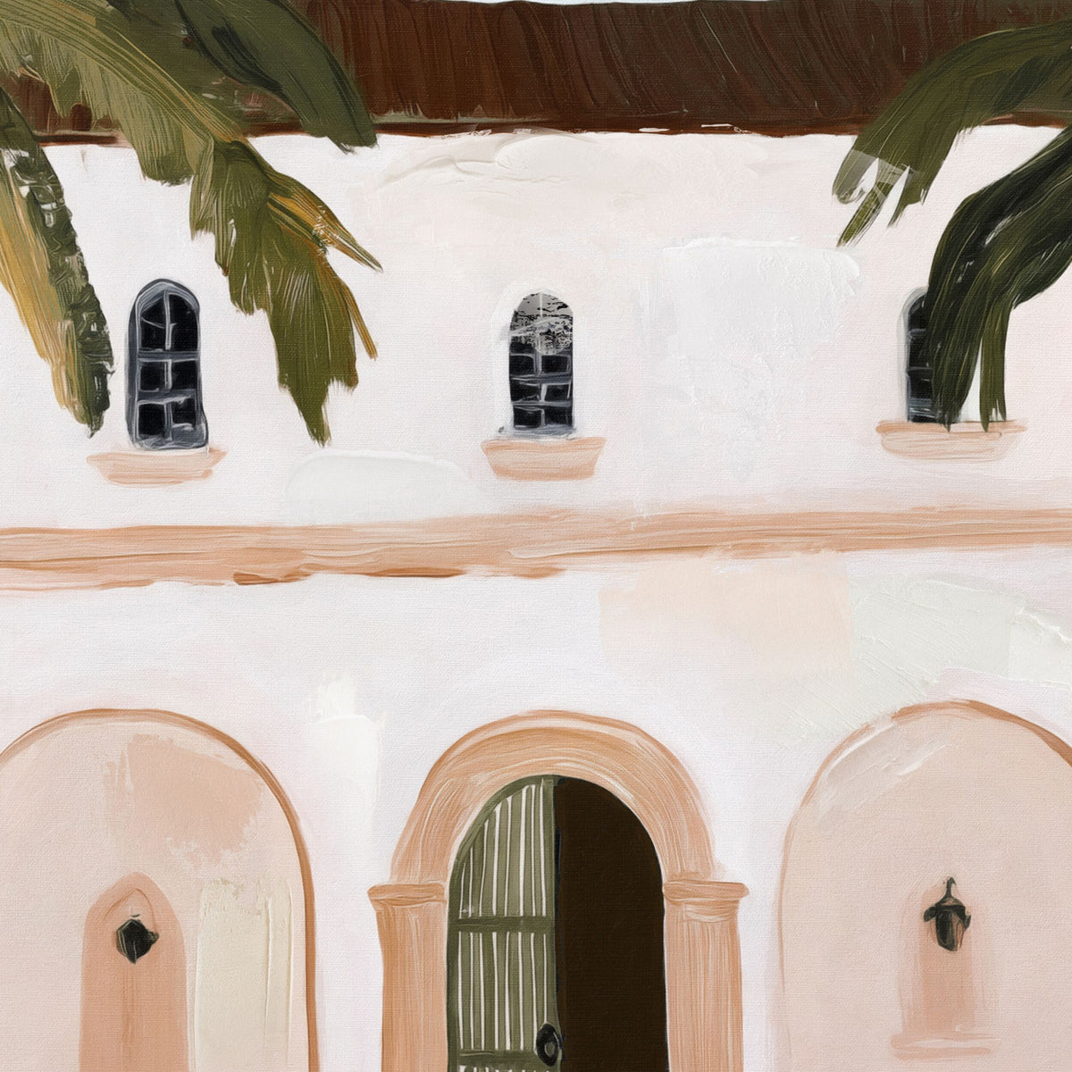 Riviera Casa I Textured Framed Artwork 80x60cm