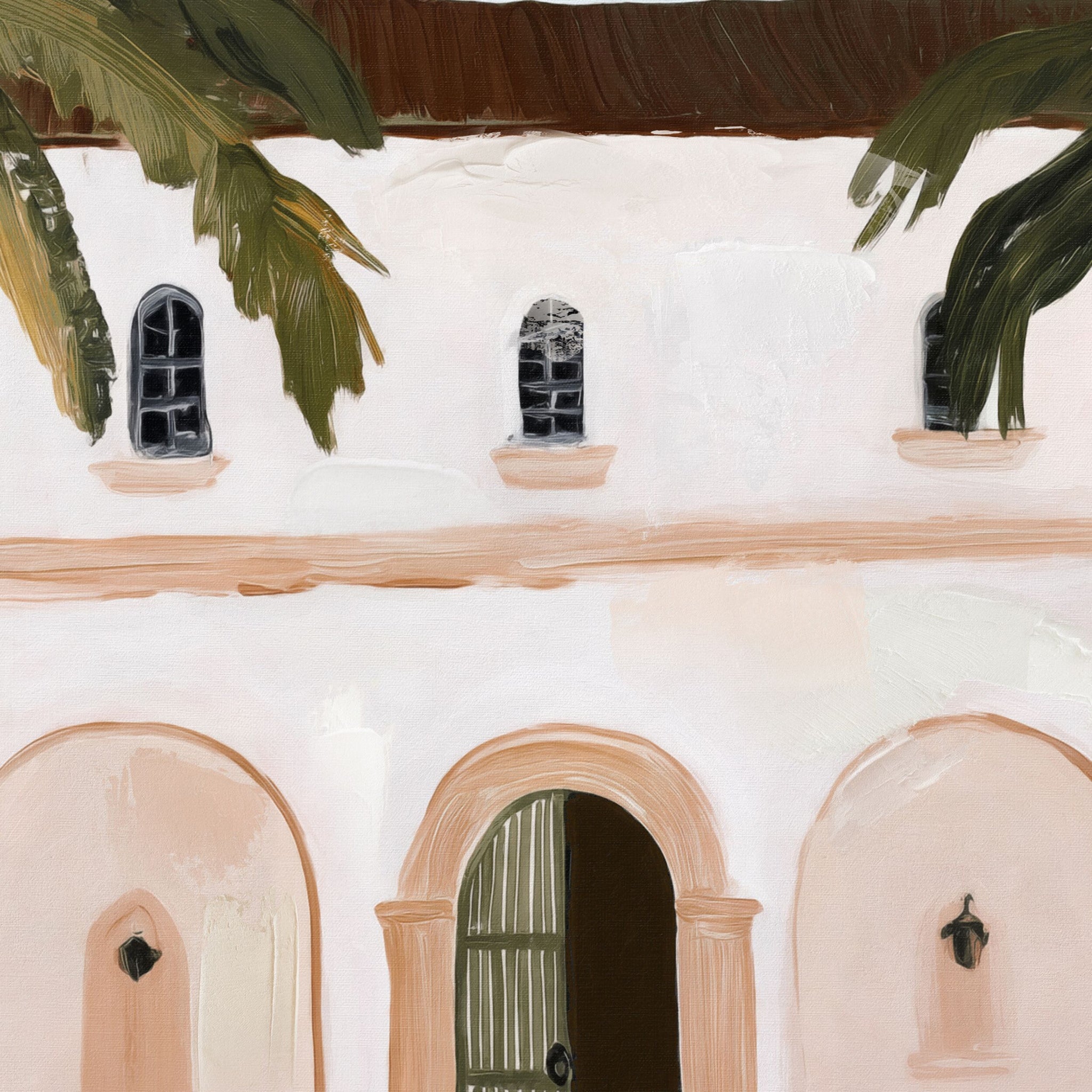 Riviera Casa I Textured Framed Artwork 80x60cm