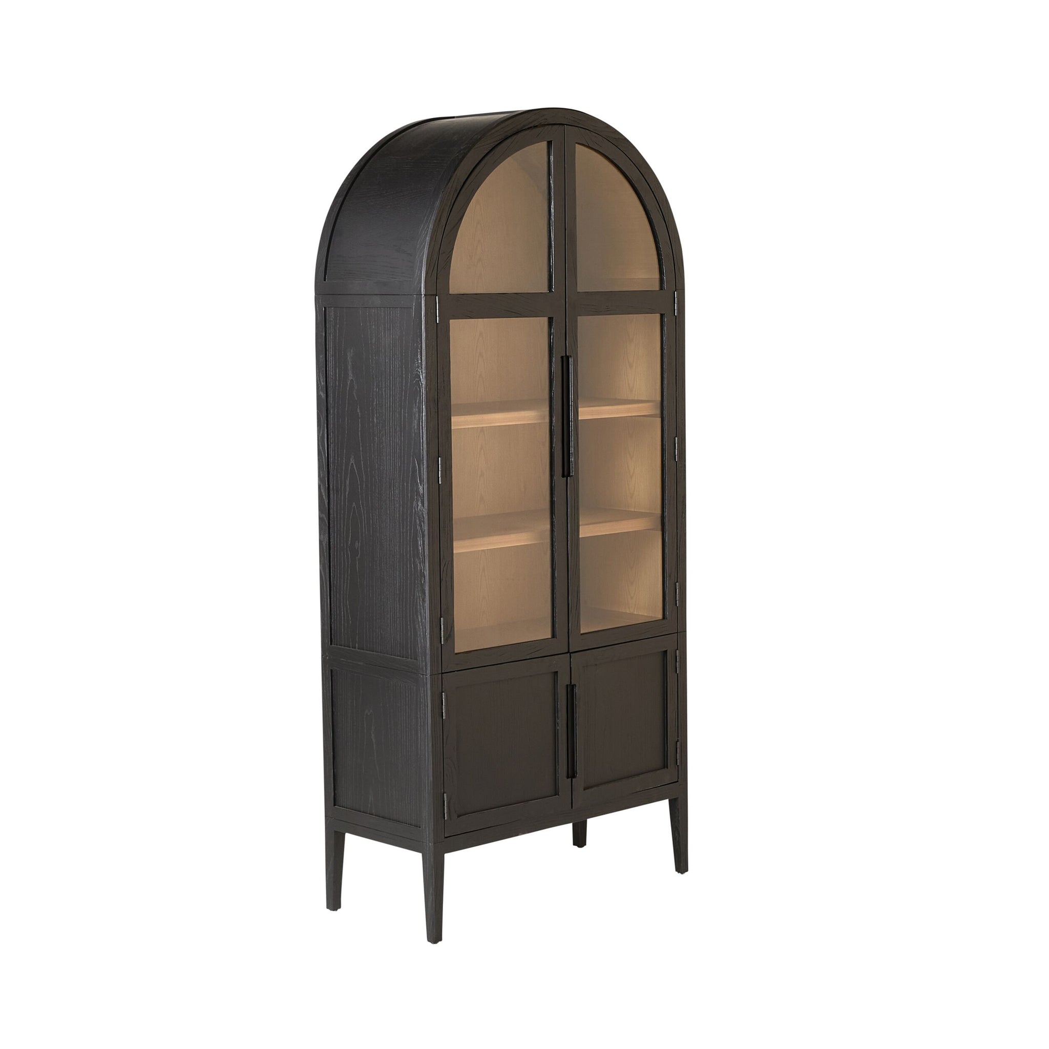Serene Curved Two Door Display Cabinet