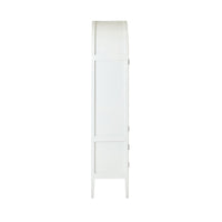 Serene Curved Display Cabinet White