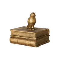 Brass Songbird Bookends