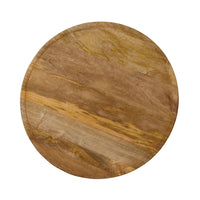 Eco Sole Carved Wooden Side Table 41.5cm