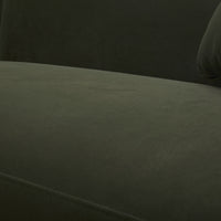 Wylder 4 Seater Curved Sofa Velvet Eucalyptus