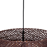Julio Drum Cotton Rope Pendant Rust 50cm - SHADE ONLY