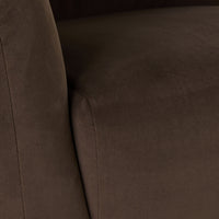 Kianna Occasional Chair Velvet Chocolate