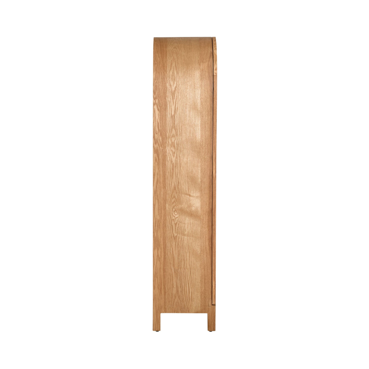 Paige Curved Display Cabinet Natural