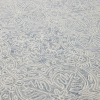 Henna Handtufted NZ Wool Rug Blue 240x300cm