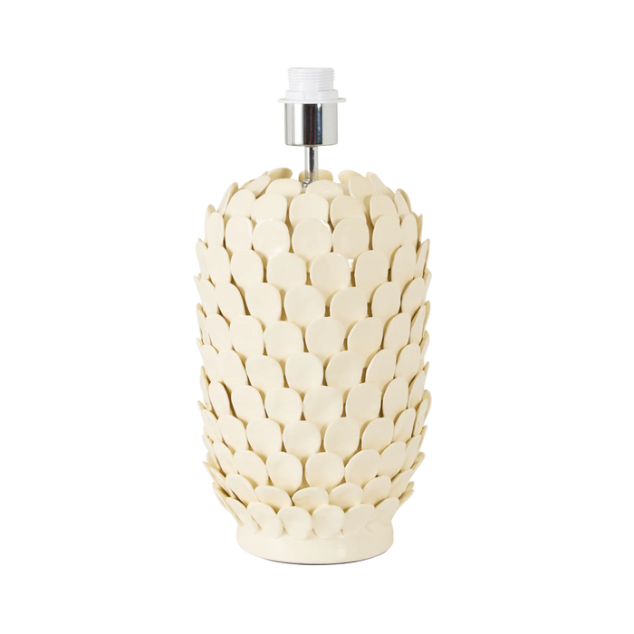 Seascale Table Lamp Ivory Base Only 21x30cm