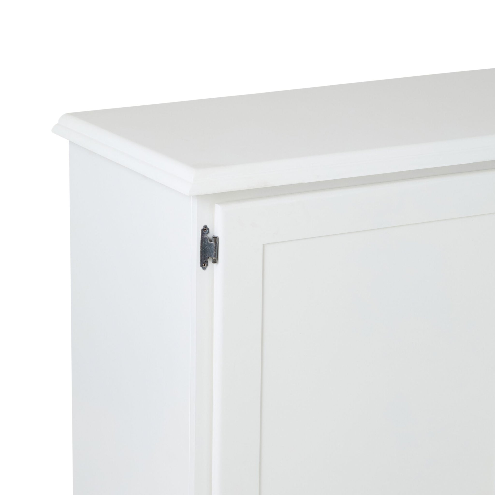 Armand 4 Door Book Cabinet 240 x 83cm White