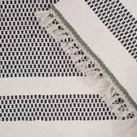 Amalfi Tropic Outdoor Rug Black 150x240cm
