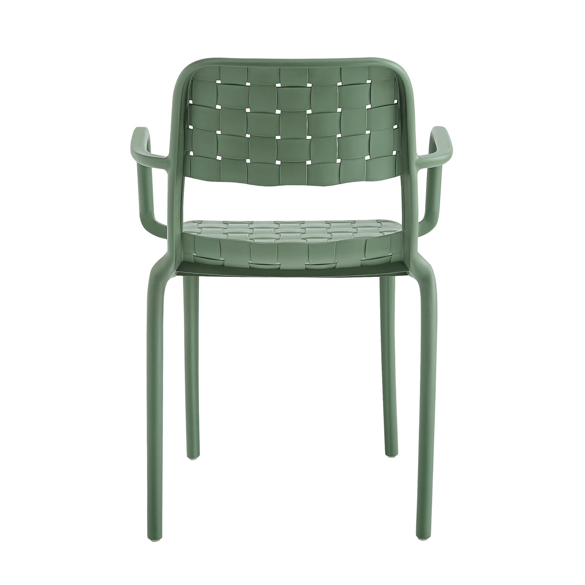 Em Weave Dining Chair Fennel Green