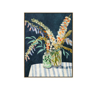 Sunbaked Wildflowers Textured Framed Artwork 90x120cm
