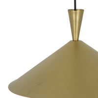Apex Metal Pendant Matte Brass 40x40x21cm