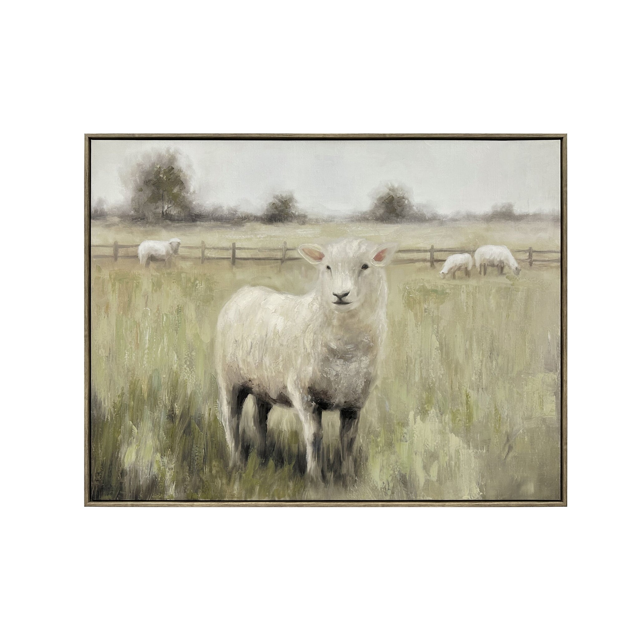 Dolly's Meadow Framed Textured Print 100x75cm