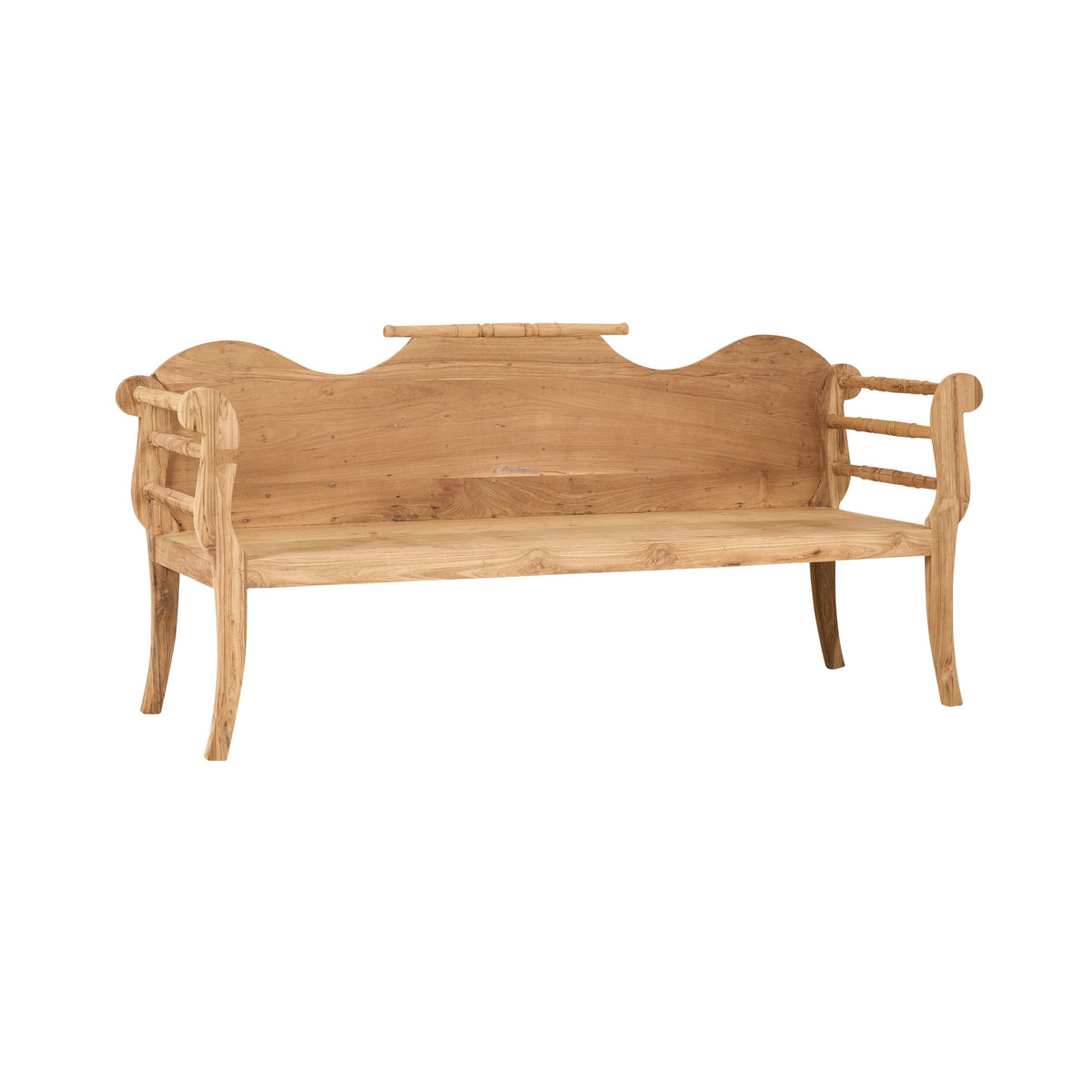 Reclaimed Teak Miners Bench